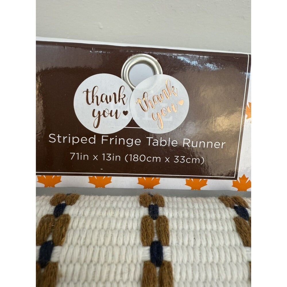 Farmhouse Table Runner Rustic Style Kitchen Deco 71x13 Crochet - Picture 11 of 11